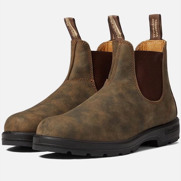 Blundstone Shoes - Chelsea Boots in Rustic Brown